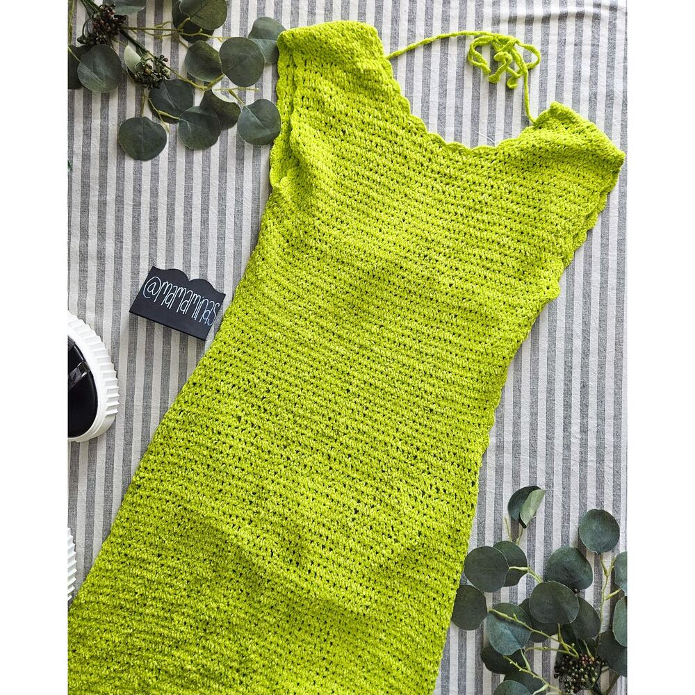 Ganni Y2K Crochet Mini Dress